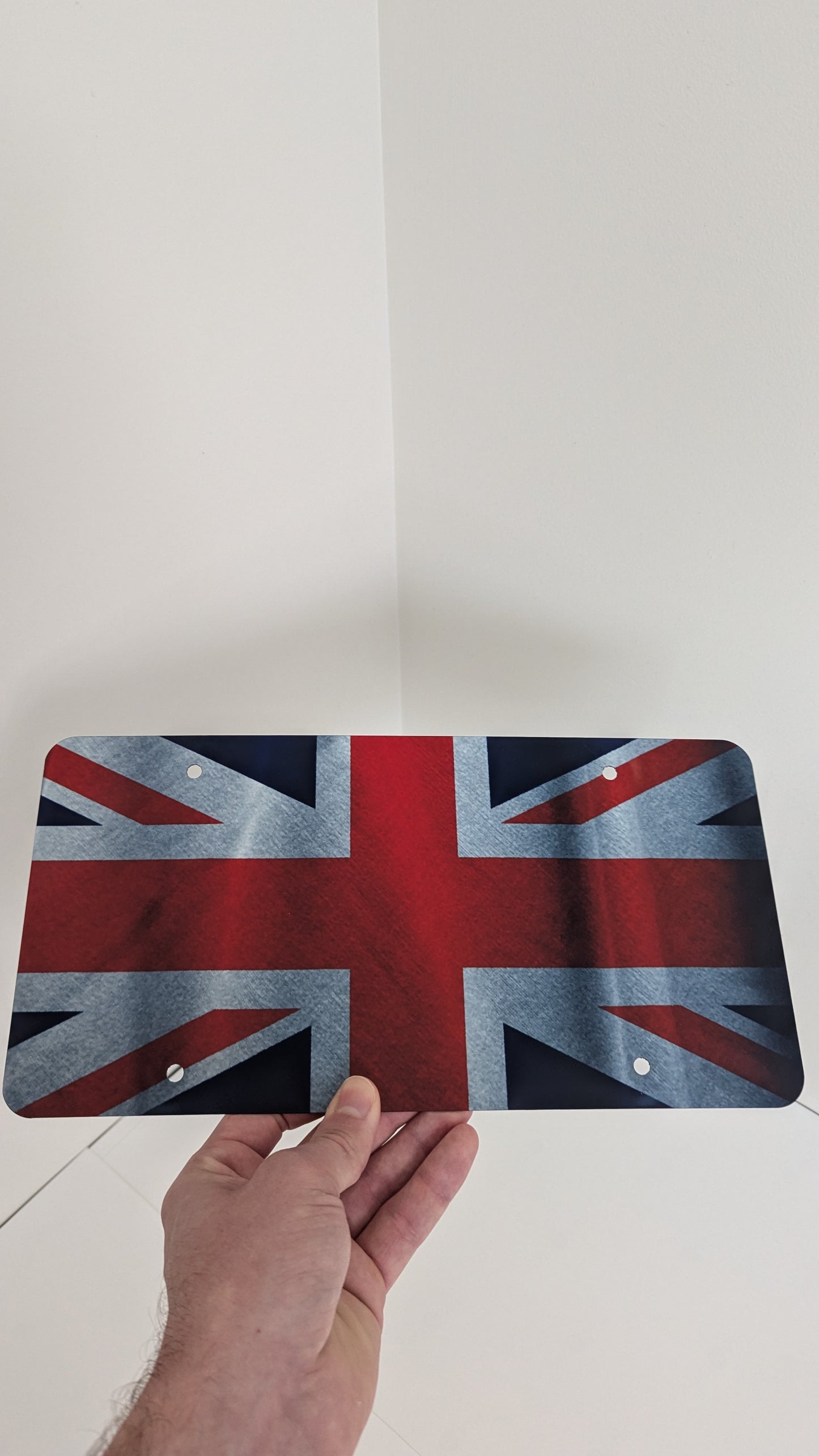 British Flag License Plate