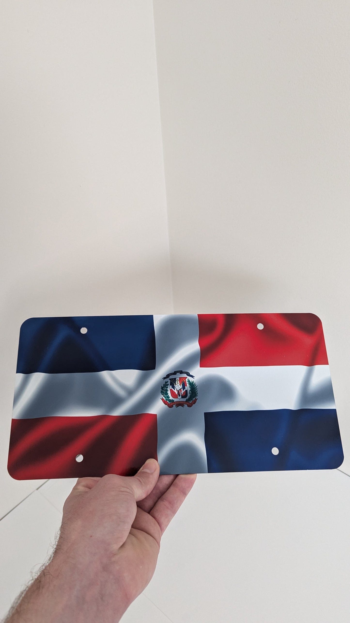 Dominican Republic Flag License Plate